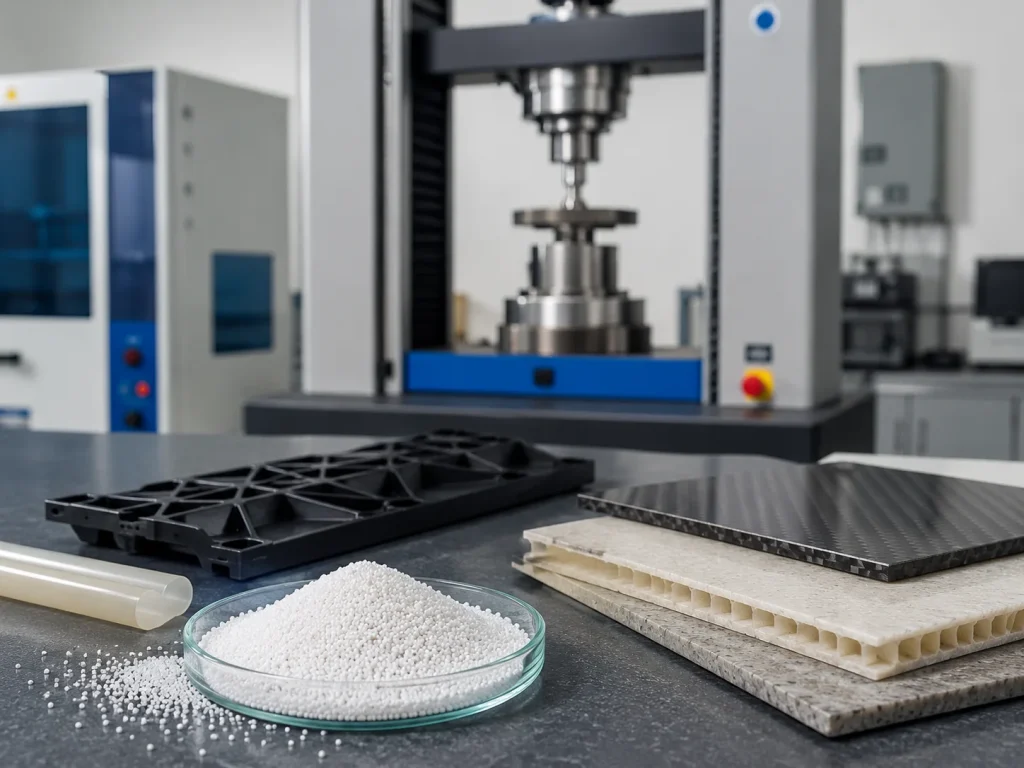 High performance hollow glass microspheres for compressive strength testing and structural composite material applications
