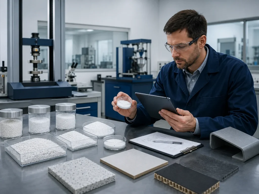 Laboratory evaluation of hollow glass microspheres for engineering-oriented material selection and performance analysis